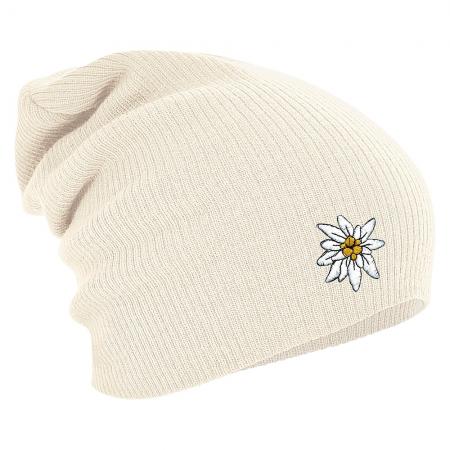 Longbeanie Slouch-Beanie Wintermütze Edelweiss 54822