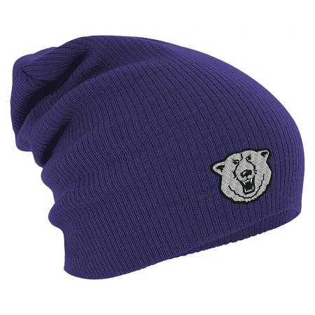 Longbeanie Slouch-Beanie Mütze Eisbär 54824