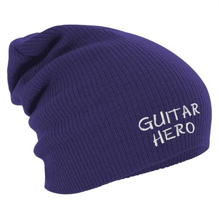 Longbeanie Slouch-Beanie Wintermütze Guitar Hero 54838