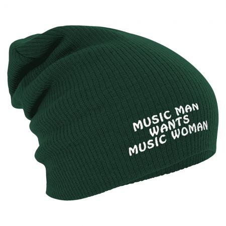 Longbeanie Slouch-Beanie Wintermütze Music Man wants 54852