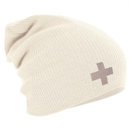 Longbeanie Slouch-Beanie Wintermütze Kreuz 54899