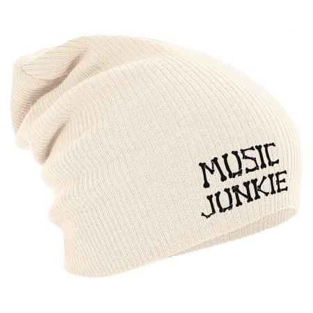 Longbeanie Slouch-Beanie Musikjunkie 54906