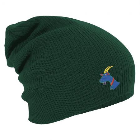 Longbeanie Slouch-Beanie Mütze Ziegenbock 55107