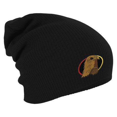 Longbeanie Slouch-Beanie Wintermütze Greifvogel 55113