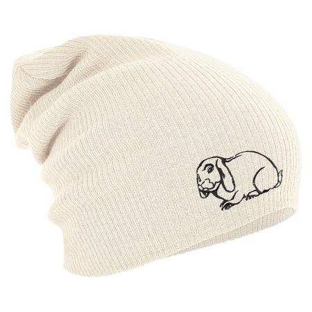 Longbeanie Slouch-Beanie Wintermütze Kanninchen 55136 naturfarben