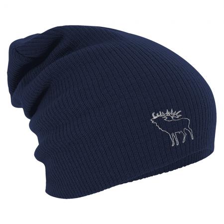 Longbeanie Slouch-Beanie Hirsch 55141