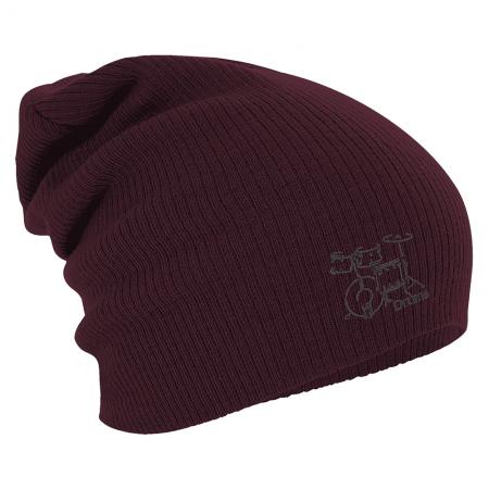 Longbeanie Slouch-Beanie Wintermütze Schlagzeug Drums 55156