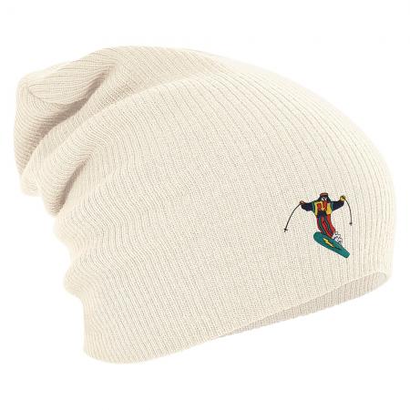 Longbeanie Slouch-Beanie Wintermütze Skiläufer 55176