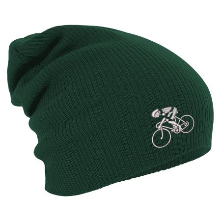 Longbeanie Slouch-Beanie Mütze Fahrradfahrer Radler 55193