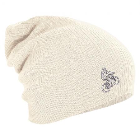 Longbeanie Slouch-Beanie Mütze Fahrradfahrer 55194