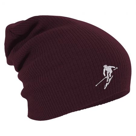 Longbeanie Slouch-Beanie Mütze Skifahren Slalom 55198