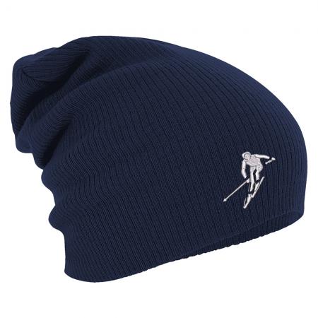 Longbeanie Slouch-Beanie Mütze Skifahren Slalom 55198