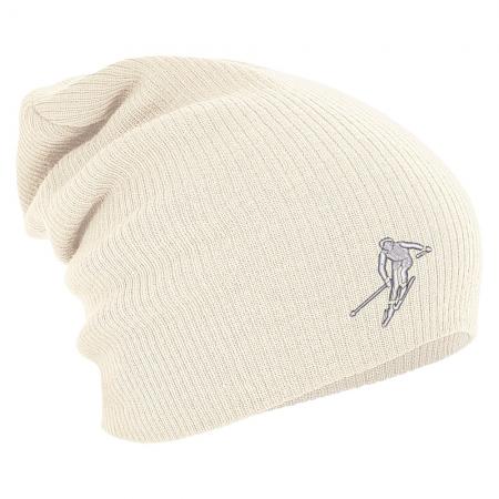 Longbeanie Slouch-Beanie Mütze Skifahren Slalom 55198
