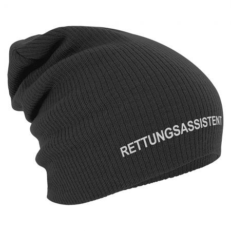 Longbeanie Slouch-Beanie Mütze Rettungsassistent 55210