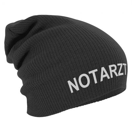 Longbeanie Slouch-Beanie Mütze Notarzt 55213