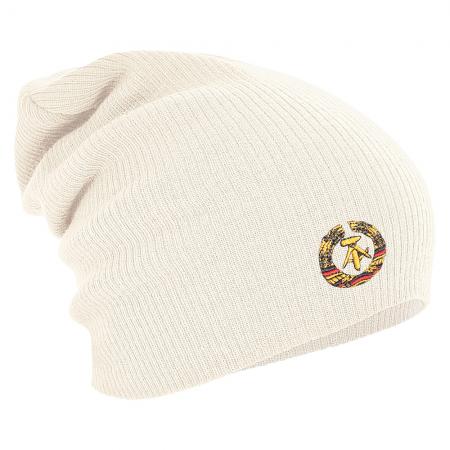Longbeanie Slouch-Beanie Mütze DDR Emblem 55272