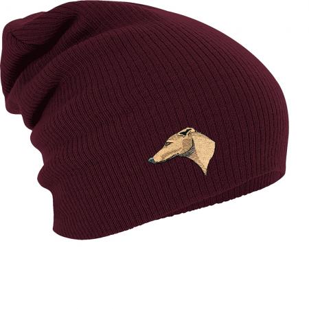 Longbeanie Slouch-Beanie Mütze Windhund 55286