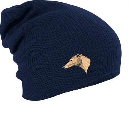 Longbeanie Slouch-Beanie Mütze Windhund 55286