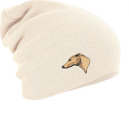 Longbeanie Slouch-Beanie Mütze Windhund 55286