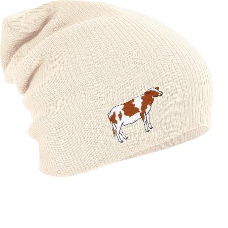 Longbeanie Slouch-Beanie Wintermütze Rind Bulle 55306