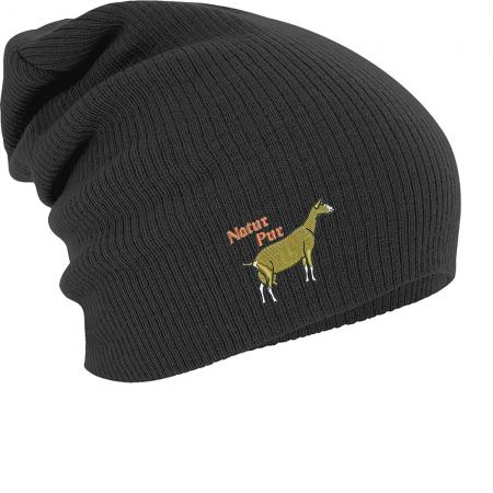 Longbeanie Slouch-Beanie Mütze Ziege Natur Pur 55315