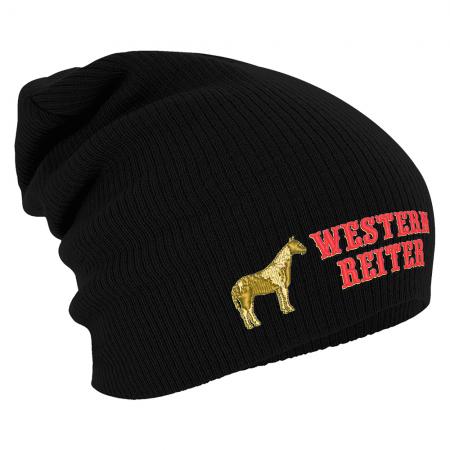 Longbeanie Slouch-Beanie Westernreiter Pferd 55319