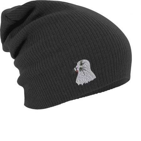 Longbeanie Slouch-Beanie Seehund 55329