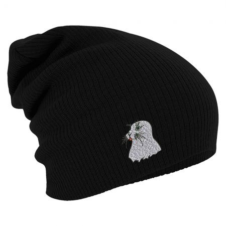 Longbeanie Slouch-Beanie Seehund 55329