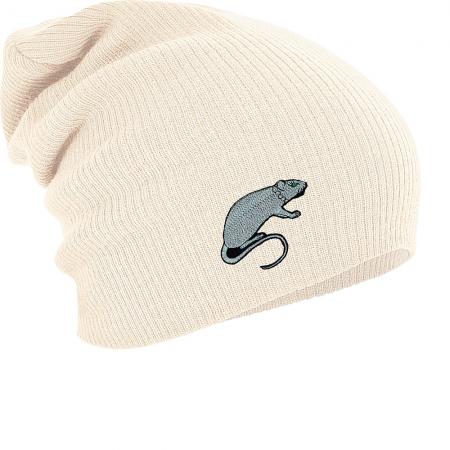 Longbeanie Slouch-Beanie Mütze Maus 55340