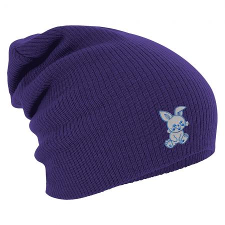 Longbeanie Slouch-Beanie Mütze Kaninchen reflektierend 55341