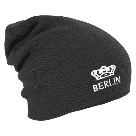 Longbeanie Slouch-Beanie Wintermütze Berlin Krone 55353