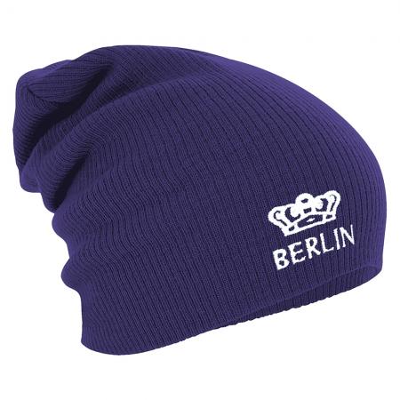 Longbeanie Slouch-Beanie Wintermütze Berlin Krone 55353