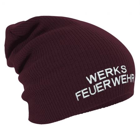 Longbeanie Slouch-Beanie Werksfeuerwehr 55401