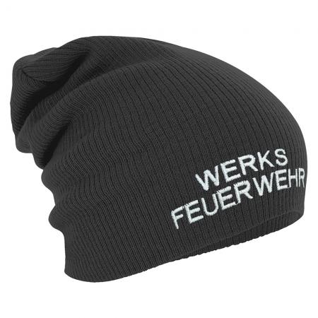Longbeanie Slouch-Beanie Werksfeuerwehr 55401