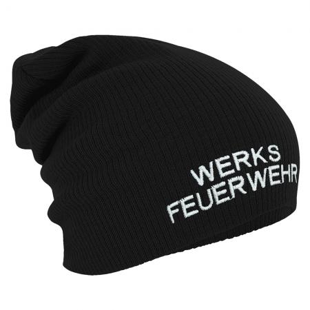 Longbeanie Slouch-Beanie Werksfeuerwehr 55401