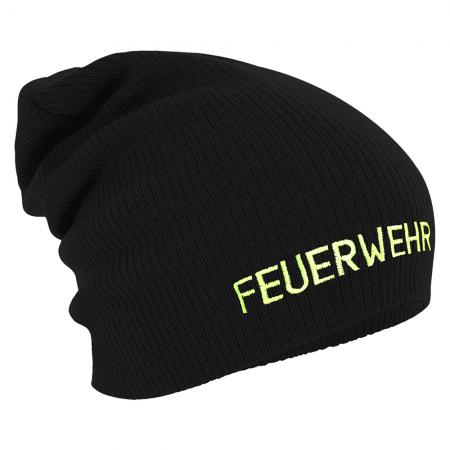 Longbeanie Slouch-Beanie Feuerwehr 55403