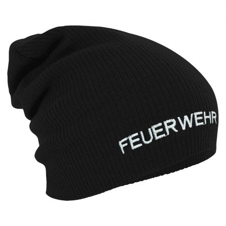 Longbeanie Slouch-Beanie Feuerwehr 55404