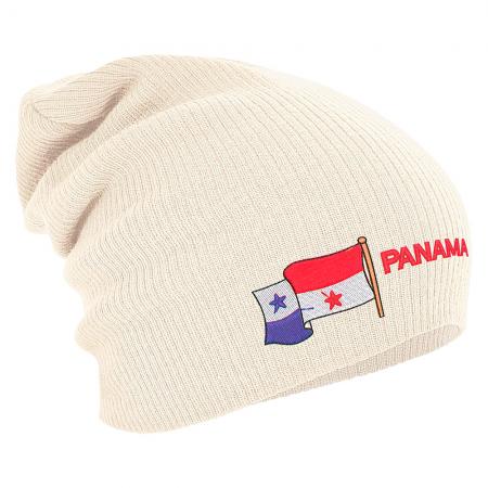 Longbeanie Slouch-Beanie Flagge Panama 55435