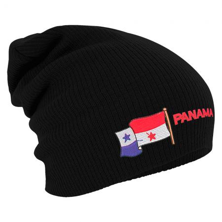Longbeanie Slouch-Beanie Flagge Panama 55435