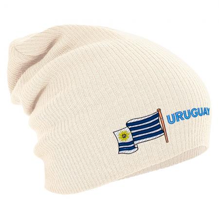 Longbeanie Slouch-Beanie Flagge Uruguay 55438