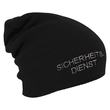 Longbeanie Slouch-Beanie Mütze Sicherheitsdienst 55606