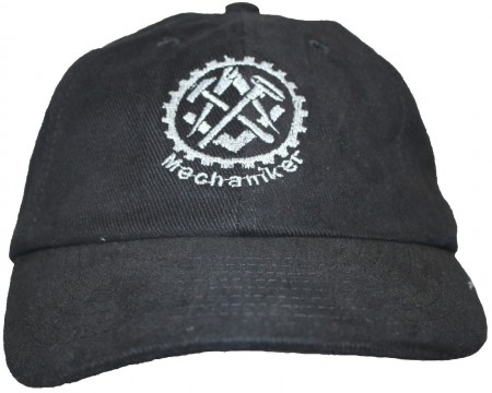 Baseballcap mit Einstickung - Mechaniker - 68621 schwarz