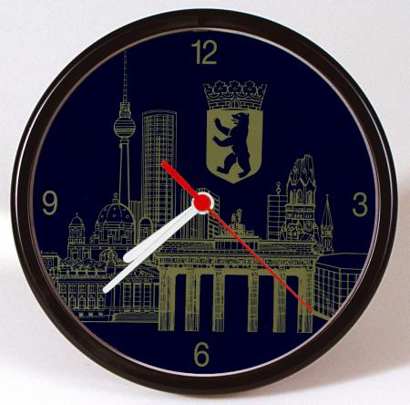 Wanduhr - Uhr - Clock - batteriebetrieben - Berlin - Größe ca. 25 cm - 56732