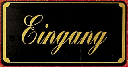 Türschild - EINGANG - Gr. ca. 150 x 75 mm - 308084