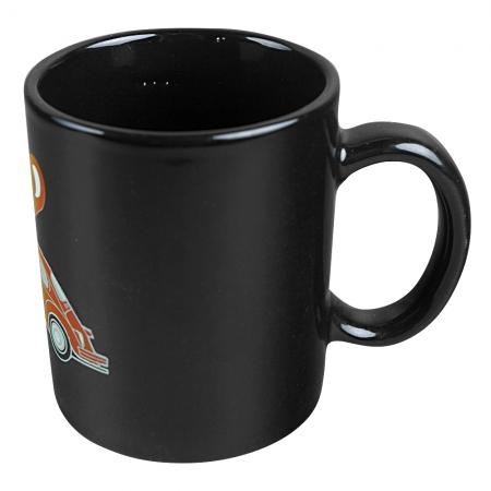 Tasse mit Print I Love Auto 57033 schwarz