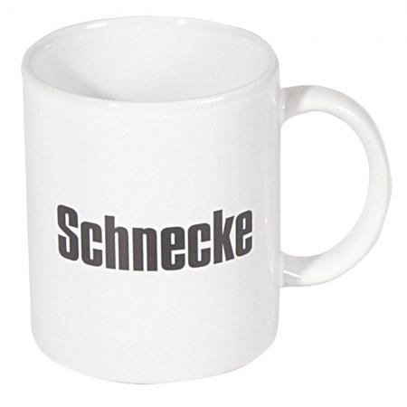 Motivtasse mit Print Schnecke 57151 weiss