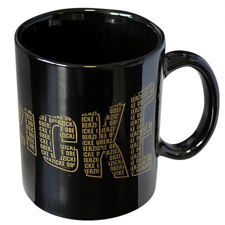 Tasse mit Print Oberzicke 57176 schwarz