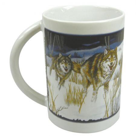 Tasse Keramiktasse Print Wölfe Wolf 57202