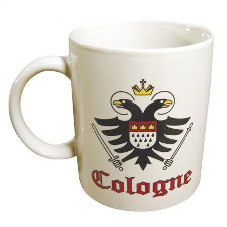 Keramiktasse mit Print Köln Wappen 57265