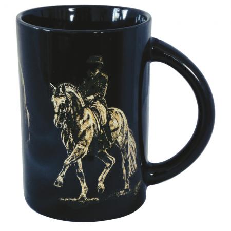 Tasse mit Print Pferdemotiv Dressurreiter 57344 ©Kollektion Bötzel